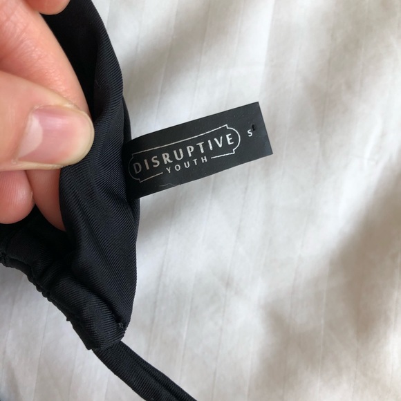 SOLD Disruptive Youth Black Mili Triangle Top - Picture 5 of 5